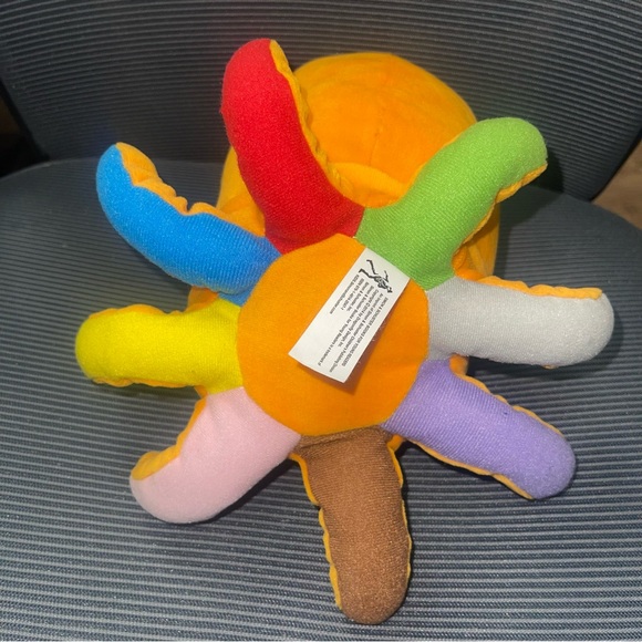 October The Octopus Plush Book Matthew Van Fleet Orange Multi Fold Out Pieces - Picture 6 of 14